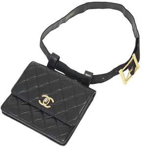 Chanel Vintage Flap Belt Bag Quilted #251641C20B